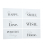 Preview: Schild Wish weiss