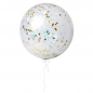 Preview: Riesiges Ballon mit Confetti 3er Set