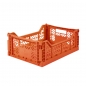 Preview: Faltbarer Korb midi orange