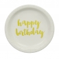 Preview: Pappteller Happy Birthday Gold 12er Set
