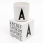 Preview: Becher aus Melamin mit Buchstabe A-Z