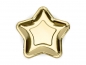 Preview: Pappteller Stern Gold 6er Set