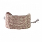 Preview: Armband Rosenquarz rosa/Gold