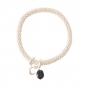 Preview: Armband Mond & schwarzer Onyx silber