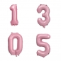 Preview: Folienballon Zahlen rosa 1-7