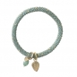 Preview: Armband Feder & Aventurine Gold