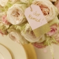 Preview: Labels mit Schnur, rosa/gold