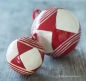 Preview: Weihnachtskugel Harlekin-Muster