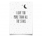 Preview: Postkarte Love you more than all...
