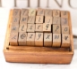 Preview: Stempel Alphabet, div. Modelle