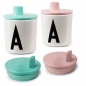 Preview: Trinkaufsatz Becher Design Letters div. Farben