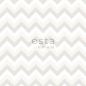 Preview: Wandtapete Chevron grau