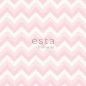 Preview: Wandtapete Chevron rosa