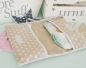 Preview: Windeltasche, beige mit weissen Sternen