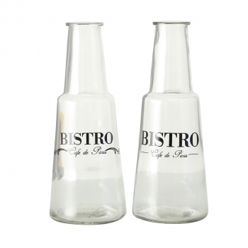 Glasflasche Bistro