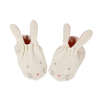 Baby-Schuhe Bunny peach