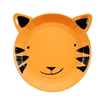 Pappteller Tiger