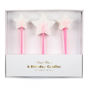 Kuchen-Kerze Stern 3er Set