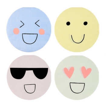 Papierservietten Emoji