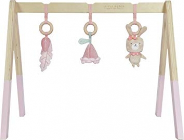 Holz-Babygym hellrosa