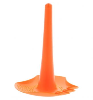Quut TRIPLET Sandrechen mit Sieb orange