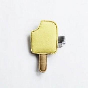 Kids-Haarspange Eiscreme gelb