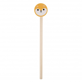 Bleistift mit Fuchs-Radiergummi