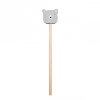 Bleistift mit Bär-Radiergummi