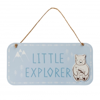 Holz-Schild Little Explorer