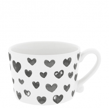Tasse mit Herzen & Henkel