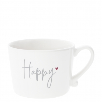 Tasse “Happy” mit Henkel