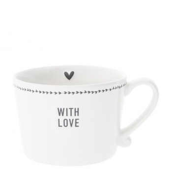 Tasse “with Love” mit Henkel