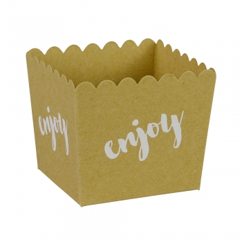 Party Boxen Kraftpapier Enjoy 6er Set