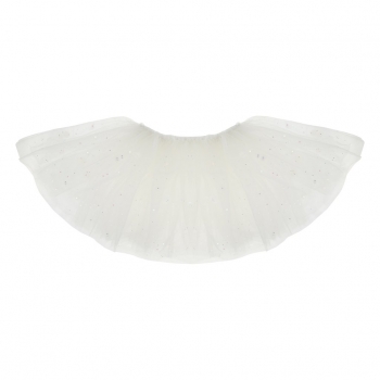 Tutu weiss mit Glitzern