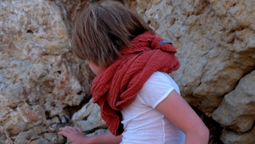 WAYDA Schal oxid red M