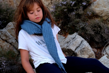WAYDA Schal lucy blue M