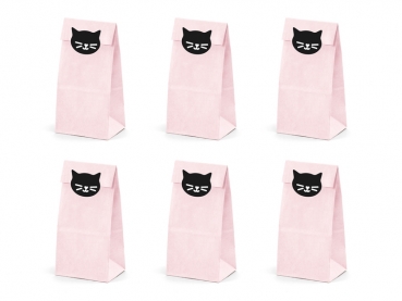 Papiertüten Katze 6er Set