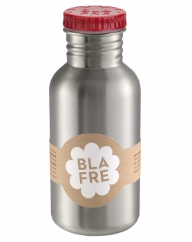 BLAFRE Edelstahlflasche rot Deckel
