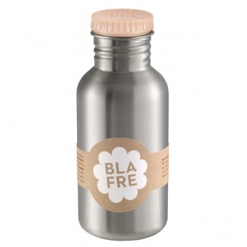 BLAFRE Edelstahlflasche mit peach Deckel