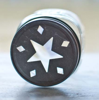 Deckel mit Sterne für Mason Jars