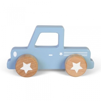 Holz-Pickup hellblau