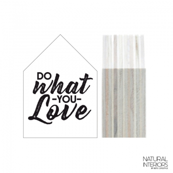 Holzschild Do what you love M