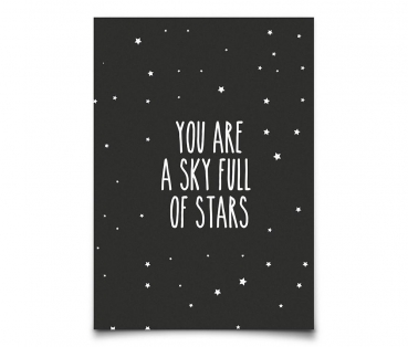 Postkarte You are a sky