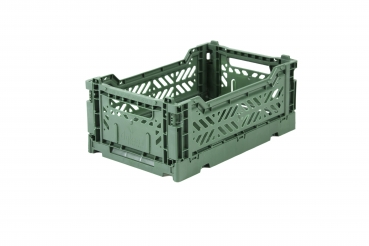 Faltbarer Korb mini almond green