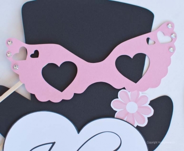Preview: Photo Booth Set Romantik