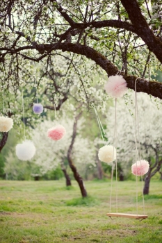 Preview: Pompom medium, glitzernd