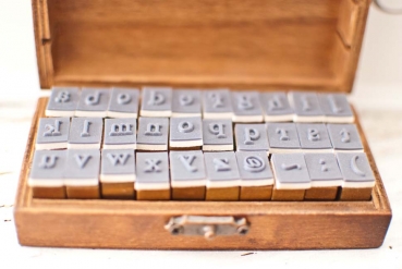 Preview: Stempel Alphabet, gross