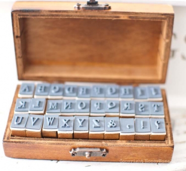 Preview: Stempel Alphabet, div. Modelle