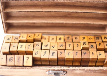 Stempel Alphabet, div. Modelle