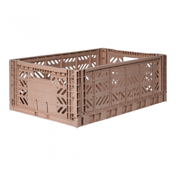 Faltbarer Korb maxi taupe